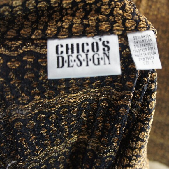 Chicos design 2 pc tank top vintage twinset size 1,2 - Picture 2 of 6